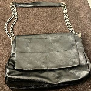 Zara black bag with chain strap